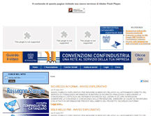 Tablet Screenshot of confindustria.cz.it